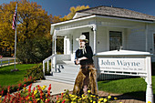Birthplace of John Wayne. Actor and Cowboy Icon. Winterset. Madison County. Iowa. USA.