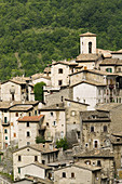 Town View of Remote Mountain Village, Scanno. Abruzzo, Italy