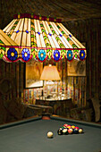 Billiard Room, Former Residence of Elvis Presley, Graceland, Memphis. Tennessee, USA