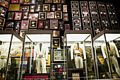Elvis Presley s Las Vegas Costumes & gold records, Former Residence of Elvis Presley, Graceland, Memphis. Tennessee, USA