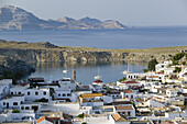 Town View. Late Afternoon. Lindos. Rhodes. Dodecanese, Greece