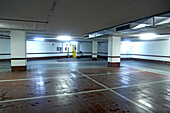 Empty parking garage