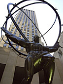 Atlas. Rockefeller Center. New York city. USA