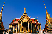 Chedi (stupa) and Royal Pantheon, Wat Phra Keo. Bankok. Thailand