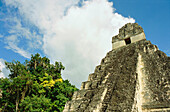 Temple I, Mayan ruins of Tikal. Peten region, Guatemala