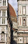 Detail of the Duomo, Florence. Tuscany, Italy