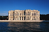 Dolmabaçe, former palace of Ataturk Mustapha Kemal on Bosphorus. Istanbul. Turkey.