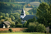 St. Blaise church. Lacommande village. Pyrenees. Jurançon. Bearn. France.