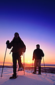 Snowshoeing. Alaska. USA