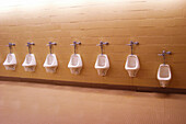 empty urinals