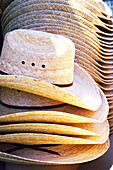 pile of cowboy hats