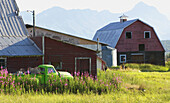 Alaska farmscape