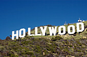 Hollywood Sign on Hollywood Hills. Los Angeles. California, USA