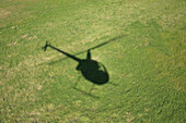 Helicopter shadow
