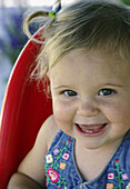 Smiling toddler girl