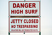 high surf sign
