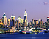 Mid-town Manhattan skyline. New York City, USA