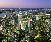 Mid-town Manhattan skyline. New York City, USA