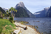 Mitre Peak, Milford Sound. New Zealand