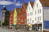 Bryggen buildings, Bergen. Norway