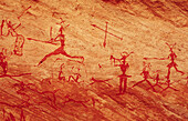 Cave paintings. Akakus Mountains. Lybia
