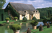 Manor d Eyrignac and gardens. Dordogne. Aquitaine. France