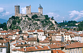 Chateau de Foix. Ariege. Midi Pyrénées. France