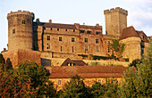 Castelnau-Bretenoux Castle. Lot. France