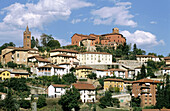 View of Cortazzone. Piedmont. Italy