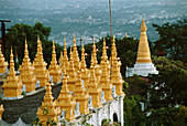 Hill pagoda. Mandalay. Myanmar.