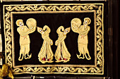 Golden thread embroidery. Bukhara. Uzbekistan.