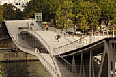 Passerelle Simone de Beauvoir. Paris. France.