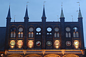 City hall. Lübeck. Germany