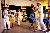 School of traditional dancing. Santiago de Cuba. Cuba