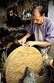 Knife-grinder. The Medina. Fes el Bali. Fes. Morocco