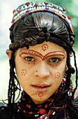 Kalasha Kafir young woman. Chitral. North-West Frontier Province, Pakistan
