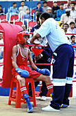 Shiddi boxing tournament. Lyari district, Karachi. Sindh province, Pakistan