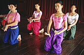 Apsara dance. Khmer Dance school. Phnom Penh. Cambodia