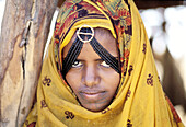 Tigré ethnic group woman. Eritrea