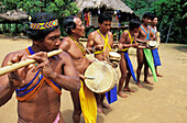 Emberá Indians. Chagres National Park, Panama