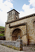 Romanesque collegiate church of San Pedro, Cervatos. Cantabria, Spain