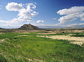 Pisquerra. Bardena Blanca. Bardenas Reales. Navarre. Spain