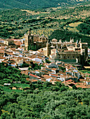Monastery and Parador Nacional (state-run hotel). Guadalupe. Cáceres province. Spain