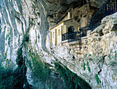Cueva de la Santina . Covadonga. Asturias, Spain