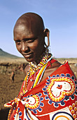 Masai woman. Kenya - Tanzania
