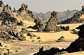 Tadrart Akakus. Sahara desert. Fezzan. Libya