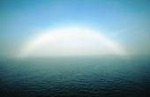 White Rainbow. Spitsbergen. Norway