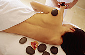 Hot stone therapy