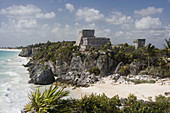 Ruinen von Tulum. Quintana Roo. Yucatan-Halbinsel. Mexiko.