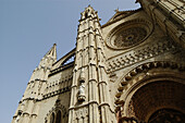 Gothic cathedral of Palma de Mallorca. Majorca. Balearic Islands. Spain